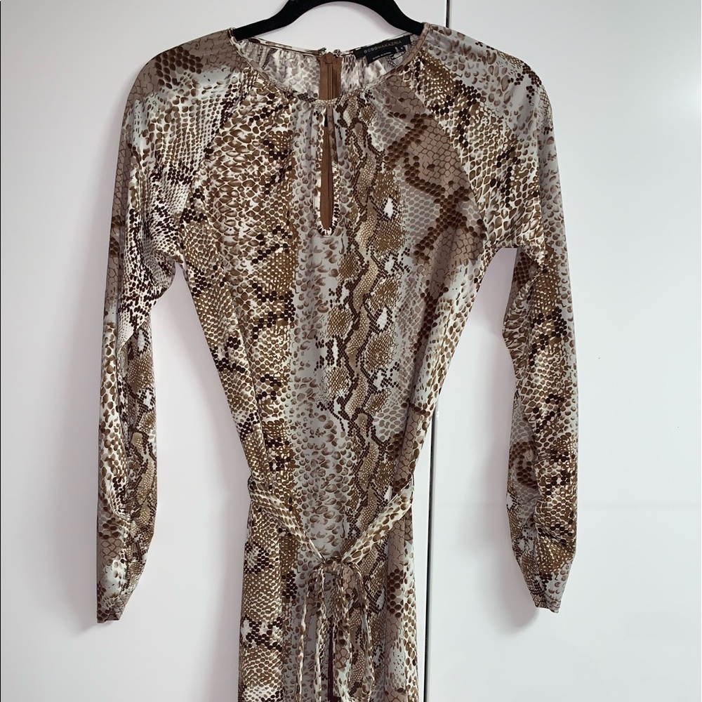 BCBG Max Azria animal print dress size S